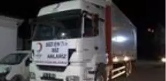 Elazığ'dan depremin yaşandığı İzmir'e yardım malzemesi