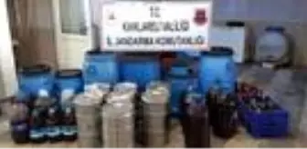 Kırklareli'de 3 ton 747 litre sahte içki ele geçirildi; 5 gözaltı