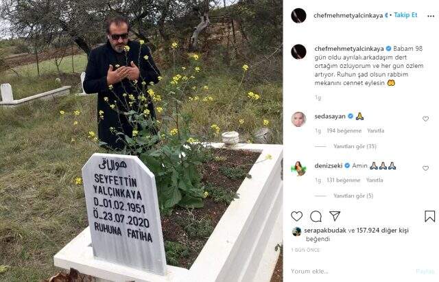 Mehmet Yalçınkaya'dan duygulandıran paylaşım: Babamdan ayrılalı 98 gün oldu Mehmet Yalçınkaya'dan duygulandıran paylaşım: Babamdan ayrılalı 98 gün oldu