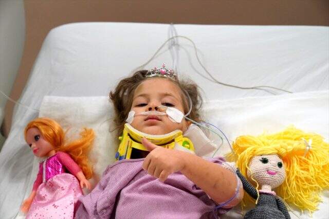 Depremin mucize çocuğu Ayda'dan güzel haber: Sağlık durumu iyi, tedavisi sürüyor
