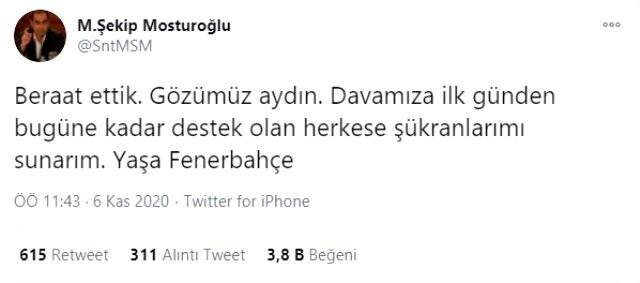 Şike davasında Şekip Mosturoğlu ve Mecnun Otyakmaz'ın da aralarında bulunduğu 19 sanık beraat etti
