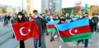 Azerbaycan'ın Karabağ zaferi Eskişehir'de coşkuyla kutlandı