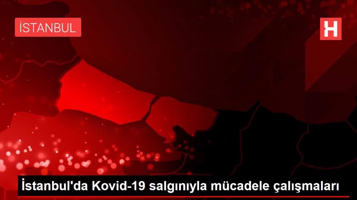 Son dakika haber | İstanbul'da Kovid-19 salgınıyla mücadele çalışmaları