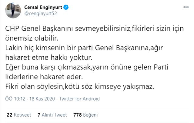 Eski MHP'li vekilden Alaattin Çakıcı göndermesi: Hiç kimsenin bir parti genel başkanına hakaret etme hakkı yoktur