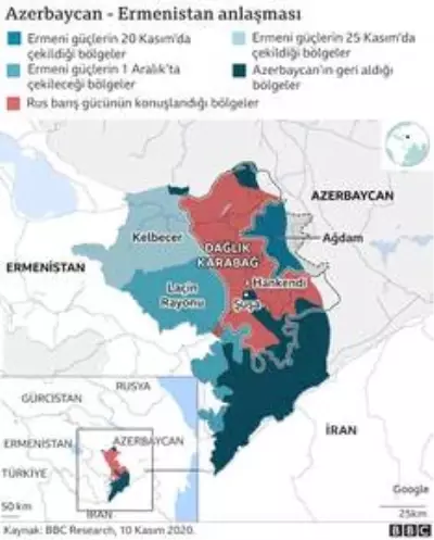 Dağlık Karabağ: Azerbaycan ordusu 27 yıl sonra Kelbecer'e girdi