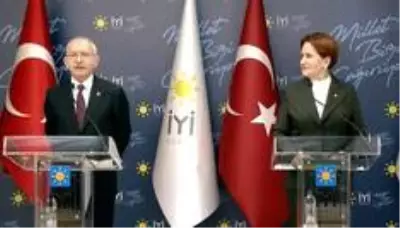 Kılıçdaroğlu ve Akşener'den görüşme sonrası açıklama: 'Küçük ortak, büyük ortağı esir aldı'