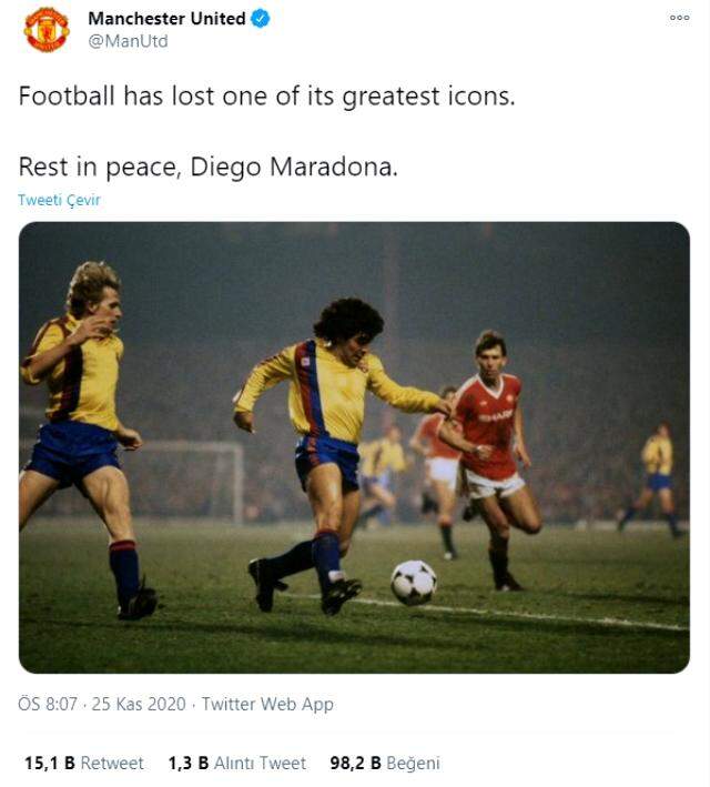 Maradona'nın ölümü sonrası İngiliz basınının attığı manşetler büyük tepki çekti