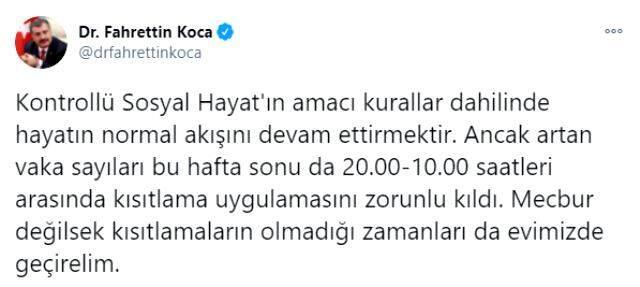 Hafta sonu sokağa çıkma kısıtlaması saat kaçta başlıyor? İçişleri Bakanlığı detayları paylaştı