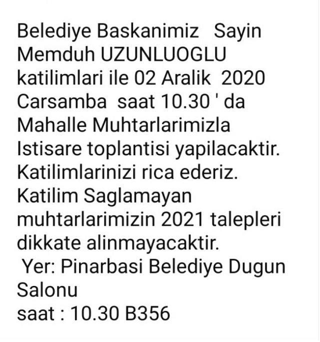 MHP'li belediye Kılıçdaroğlu'nun muhtarlarla toplantısını engellemeye çalıştı
