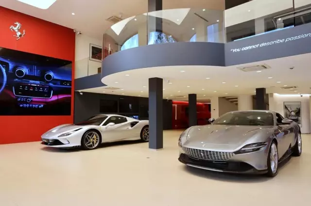 Ferrari'den İstanbul'a özel showroom konsepti