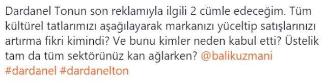 Türk mutfağını kötü gösteren Dardanel'in yeni reklam filmine tepki yağdı