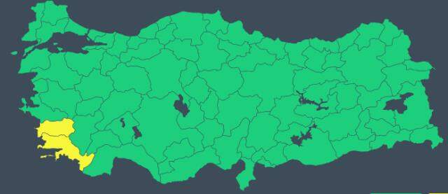 Meteoroloji saat verip uyardı! Meteoroloji saat verip uyardı!