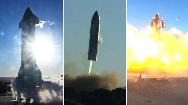 SpaceX'in Starship prototipi test aşamasında patladı SpaceX'in Starship prototipi test aşamasında patladı