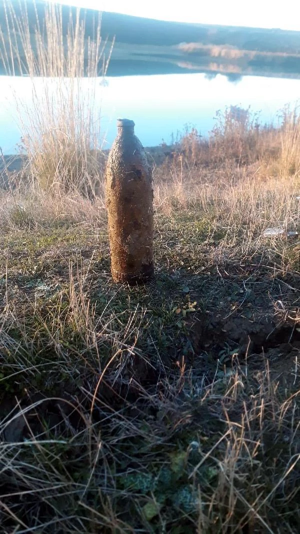 Tren hattında çalışan işçiler, Balkan Savaşları'ndan kalma patlamamış top mermisi buldu