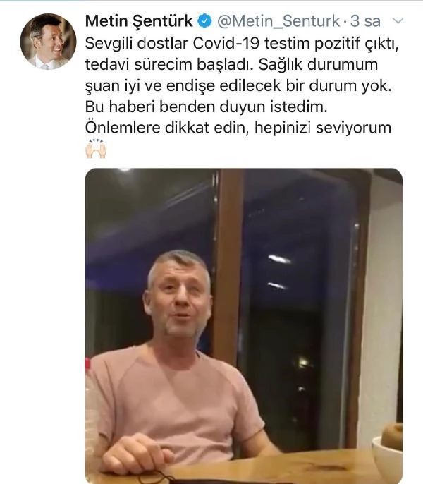 Ünlü şarkıcı Metin Şentürk koronavirüse yakalandı
