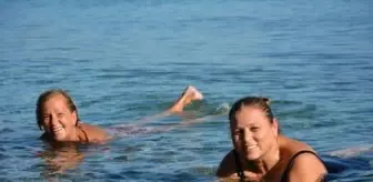 Datça'da aralıkta deniz keyfi