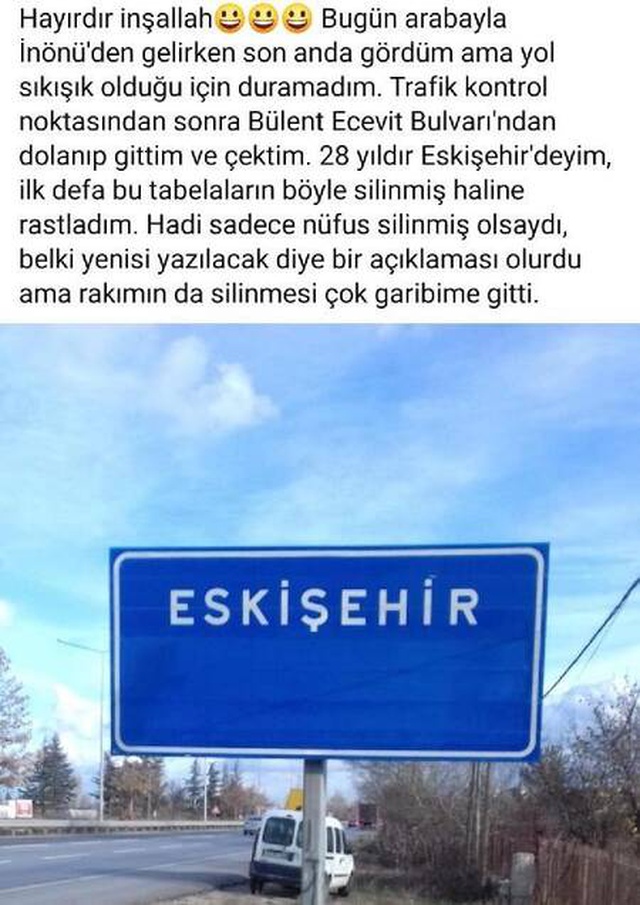 Değişimi çok masraflıydı! Şehir tabelalarında artık nüfus ve rakım yer almayacak Değişimi çok masraflıydı! Şehir tabelalarında artık nüfus ve rakım yer almayacak