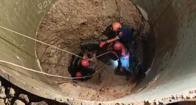 Kuyu açarken göçük altında kalan diğer işçinin cansız bedenine ulaşıldı Kuyu açarken göçük altında kalan diğer işçinin cansız bedenine ulaşıldı