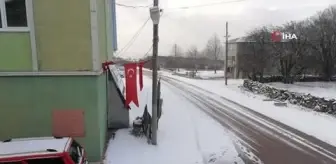 Yüksek kesimler beyaz örtü ile kaplandı