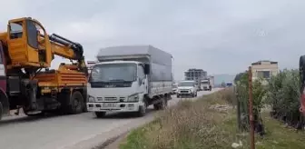 Hassa'da şarampole yuvarlanan otomobilin sürücüsü yaralandı