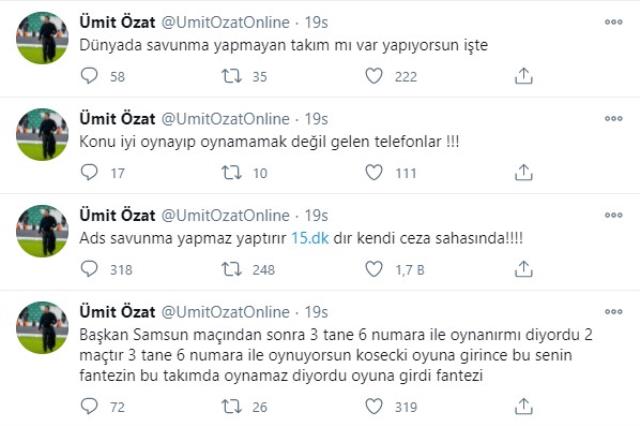 Ümit Özat'tan Adana Demirspor Başkanı Murat Sancak'a olay yaratan göndermeler