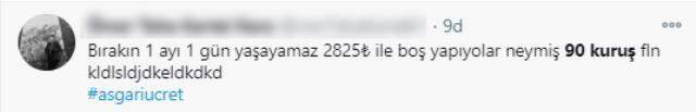 Asgari ücret zammında 90 kuruşluk küsurat sosyal medyada gündem oldu