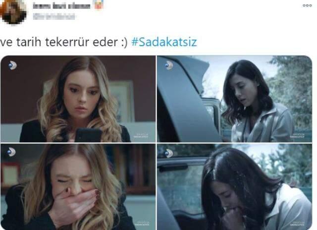 Sadakatsiz'e damga vuran sahne! Asya'nın yıllar önce yaşadıkları Derin'in başına geldi