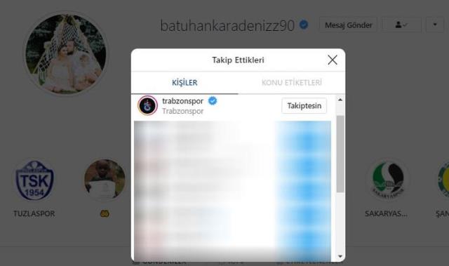 Batuhan Karadeniz Trabzonspor'u takibe aldı, transfer iddialarını güçlendirdi