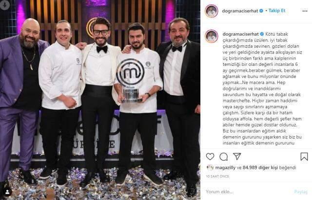 MasterChef 2020 şampiyonu Serhat Doğramacı'dan ilk paylaşım: Birinci olacağım dedim ukalalık sandılar