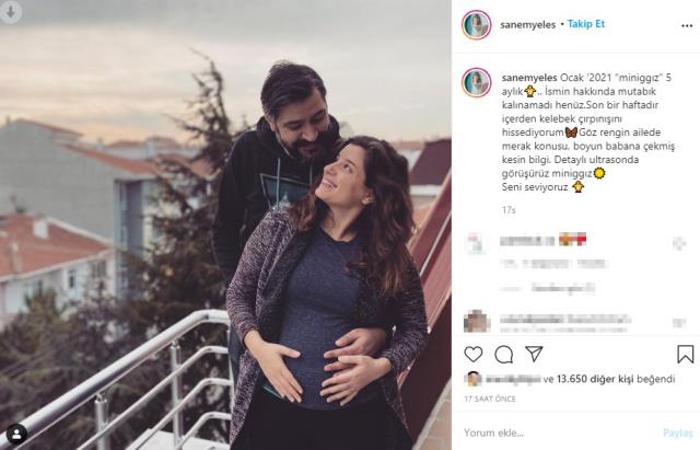 Oyuncu Sanem Yeles, 5 aylık hamile olduğunun müjdesini verdi