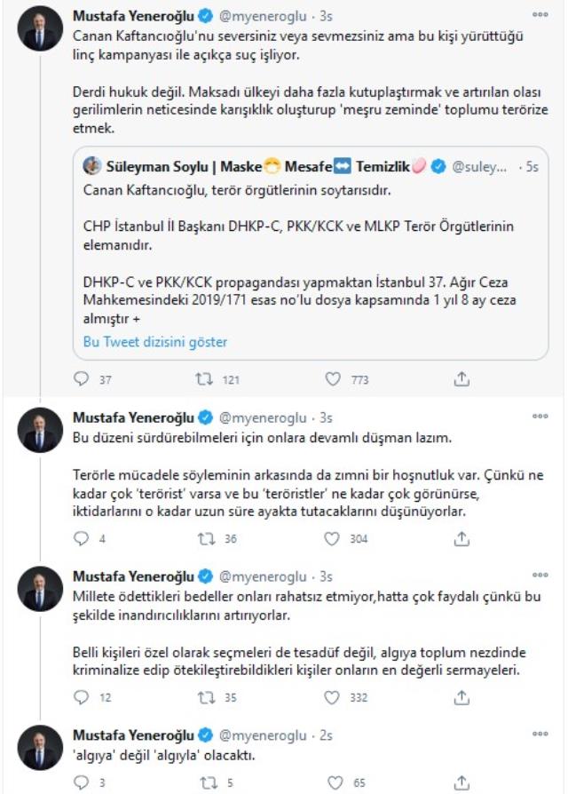 DEVA Partisi'nden Soylu'ya Kaftancıoğlu tepkisi: Açıkça suç işliyor