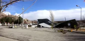 Halkapınar'da şiddetli rüzgar hasara yol açtı