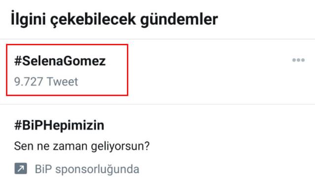 Selena Gomez'in yeni şarkısı Türkiye gündeminde birinci sıraya oturdu