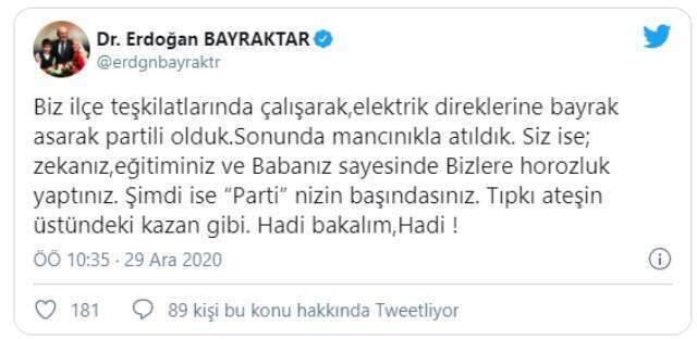 Eski Çevre ve Şehircilik Bakanı Bayraktar'dan Dilek Özçelik açıklaması: İçim rahat, dünyanın en mutlu 100 insanından biriyim