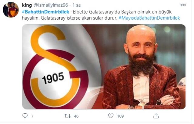 Galatasaraylı taraftarlar, başkanlığa Bahattin Demirbilek'i istiyor