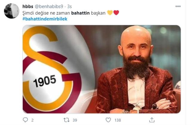 Galatasaraylı taraftarlar, başkanlığa Bahattin Demirbilek'i istiyor