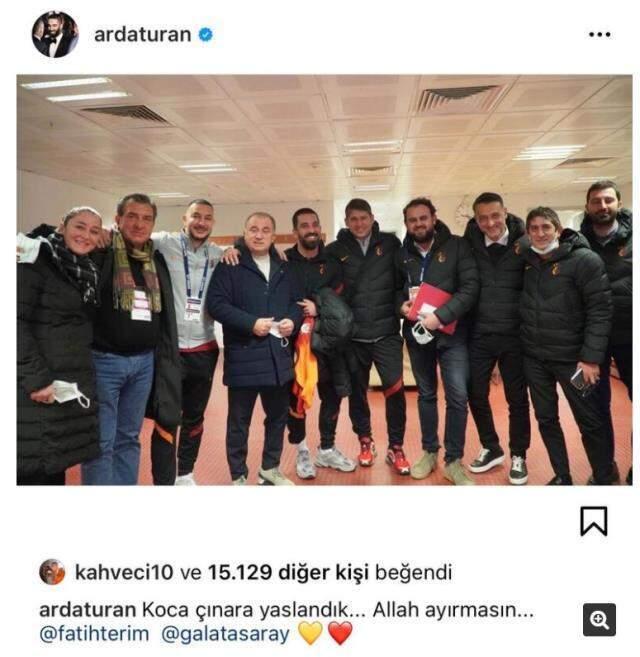 G.Saray'ın gündemindeki İrfan Can Arda Turan'ın paylaşımını beğendi