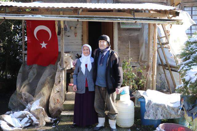 Hiç doktora gitmeyen 90 yaşındaki Yunus dedenin sırrı 30 yıldır içtiği kar suyu
