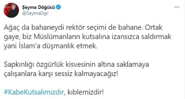 Başkan Döğücü: Kabe kutsalımızdır, kıblemizdir