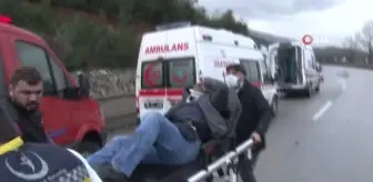 Bursa'da yağışla gelen kazada can pazarı: 10 yaralı