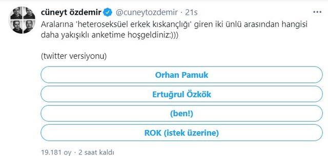 Cüneyt Özdemir 'Hangisi daha yakışıklı?' anketi yaptı, sosyal medya yıkıldı