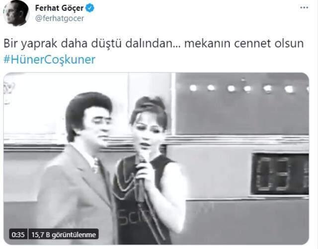 Hüner Coşkuner'in zamansız ölümü sanat dünyasını yasa boğdu