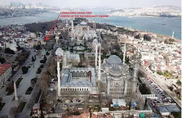 Sultanahmet'teki tarihi han 120 milyon liraya satışa çıkarıldı