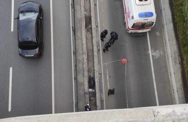 Koşuyolu Köprüsü'nde intihar