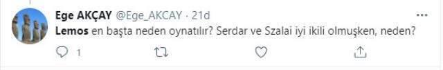 Başakşehir maçında kırmızı kart gören F.Bahçeli Lemos'a taraftardan tepki yağdı