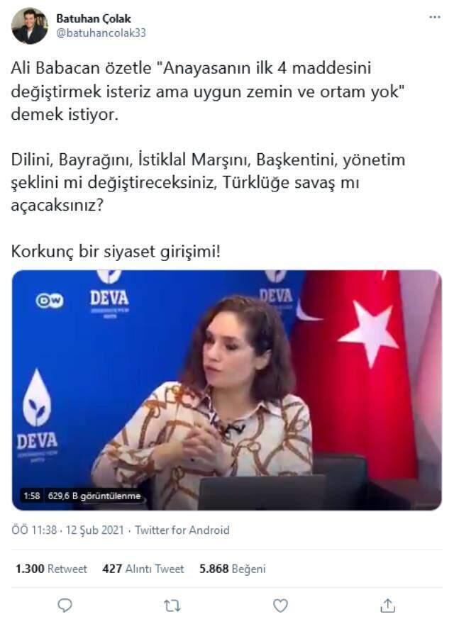 Ali Babacan'dan Anayasa'nın ilk dört maddesi sorusuna yanıt: Uygun iklim olursa konuşulur