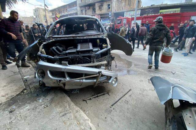 Suriye'nin kuzeyindeki Bab ilçesinde terör saldırısında 1 sivil öldü, 3 sivil yaralandı