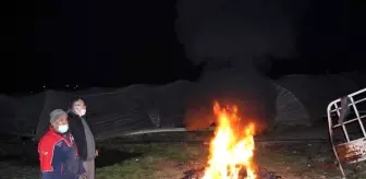 Aydın'da ilginç yöntemle zirai don nöbeti