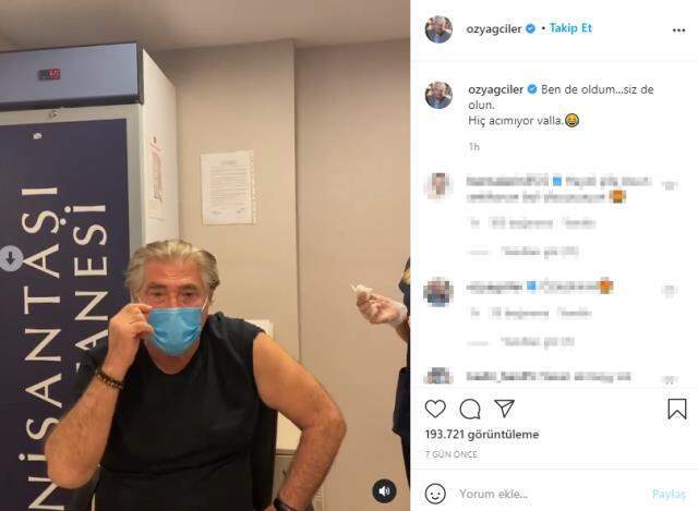 Usta sanatçı Bülent Ersoy koronavirüs aşısı oldu Usta sanatçı Bülent Ersoy koronavirüs aşısı oldu