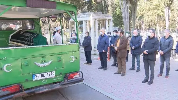 Evinde hayatını kaybeden Serpil Barlas, son yolculuğuna uğurlandı